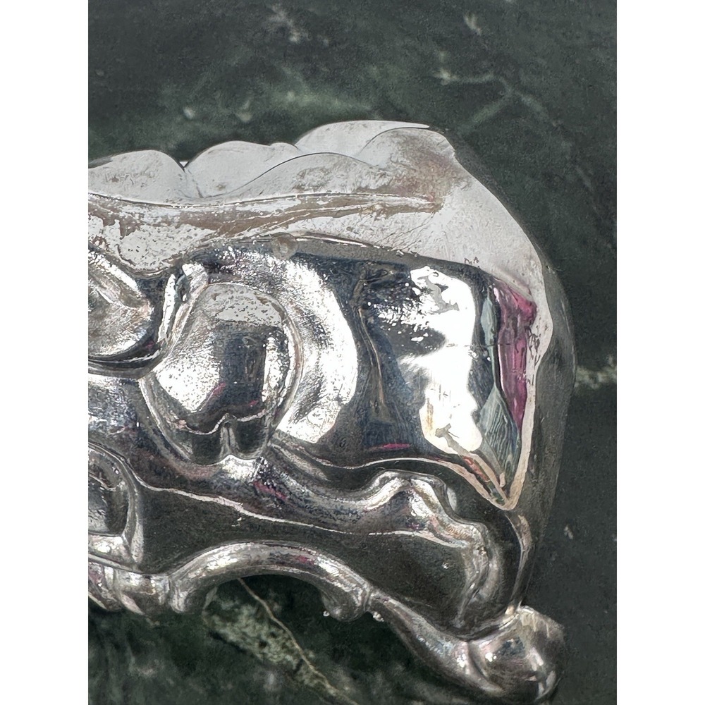 Vintage French Baroque Swivel Swing Cherubs Mirror Silver Plated Art Nouveau - Picture 10 of 16